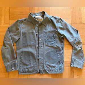 Rogue Territory Supply Jacket Gray Waxed Canvas M